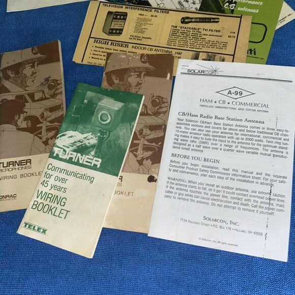 Vintage CB Ephemera Pamphlets Owners Manuals - Picture 4 of 5